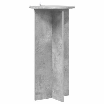 Pflanzenständer 2 Stk. Betongrau 40 x 40 x 80 cm Holzwerkstoff
