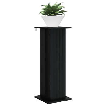 Pflanzenständer Schwarz 30,5 x 30 x 80,5 cm Holzwerkstoff