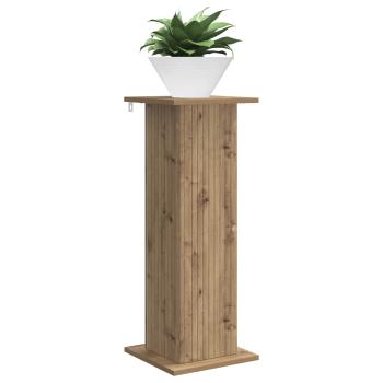 Pflanzenständer Artisan-Eiche 30,5 x 30 x 80,5 cm Holzwerkstoff