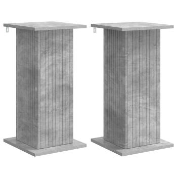 Pflanzenständer 2 stk. Betongrau 30,5 x 30 x 60,5 cm