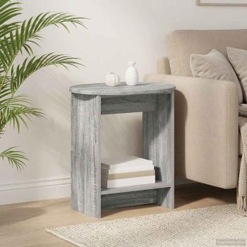 ARDEBO.de - Beistelltisch Sonoma-Grau 50 x 39,5 x 55 cm Holzwerkstoff