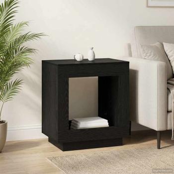 ARDEBO.de - Beistelltisch Schwarze Eiche 60 x 40 x 65 cm Holzwerkstoff