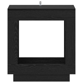Beistelltisch Schwarze Eiche 60 x 40 x 65 cm Holzwerkstoff