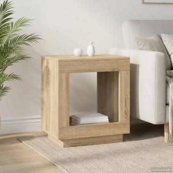 ARDEBO.de - Beistelltisch Sonoma-Eiche 60 x 40 x 65 cm Holzwerkstoff