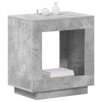 Beistelltisch Betongrau 60 x 40 x 65 cm Holzwerkstoff