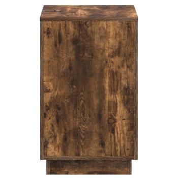 Beistelltisch Geräucherte Eiche 60 x 40 x 65 cm Holzwerkstoff