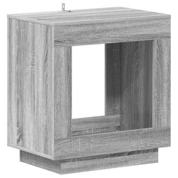 Beistelltisch Graues Sonoma 60 x 40 x 65 cm Holzwerkstoff