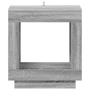 Beistelltisch Graues Sonoma 60 x 40 x 65 cm Holzwerkstoff