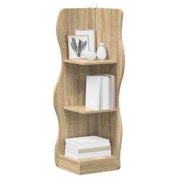 Eckregal Sonoma-Eiche 34 x 33 x 102 cm Holzwerkstoff