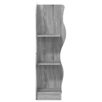 Eckregal Sonoma-Grau 34 x 33 x 102 cm Holzwerkstoff