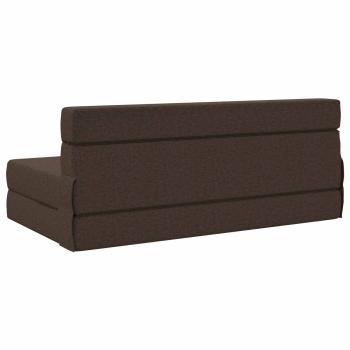 Klappsofa Bett Taupe 152 x 86,5 x 60 cm Stoff