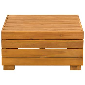 Garten-Beistelltisch Massivholz Akazie Braun 60 x 60 x 30 cm