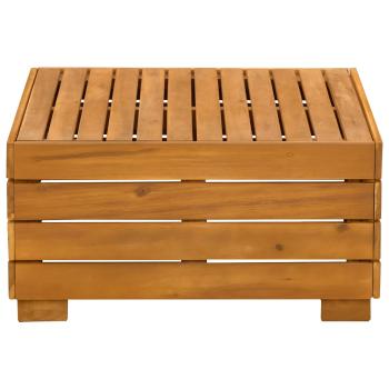 Garten-Beistelltisch Massivholz Akazie Braun 60 x 60 x 30 cm