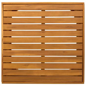 Garten-Beistelltisch Massivholz Akazie Braun 60 x 60 x 30 cm