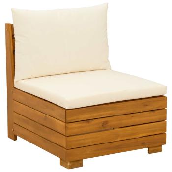 Garten Mittelssofa Massivholz Akazie Braun