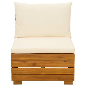 Garten Mittelssofa Massivholz Akazie Braun