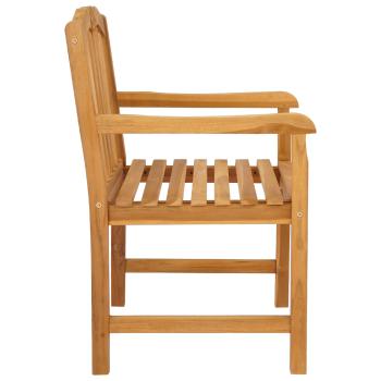 Handgeschnitzter Muschelstuhl 2 stk. Natur Massivholz Teak