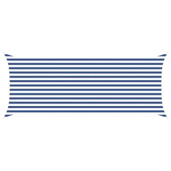Sonnensegel Blau und Weiß 5 x 2 m 100 % Polyester Oxford