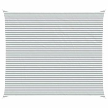 Sonnensegel Hellgrau und Weiß 7 x 6 m 100 % Polyester Oxford