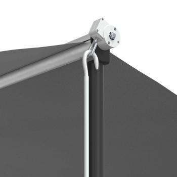 Freistehende Markise Grau 6 x 3 m Polyester