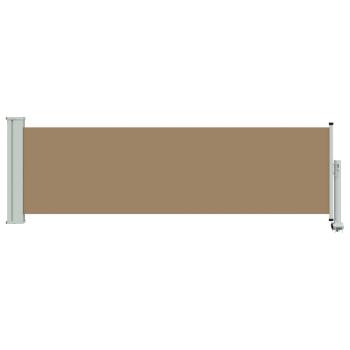 Seitenmarkise 100 x 300 cm 100% Polyester Eisen Stahl