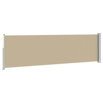 Ausziehbare Seitenmarkise 160 x 500 cm Polyester Rechteckig