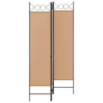 3-teiliger Raumteiler Beige 120 x 180 cm Stoff