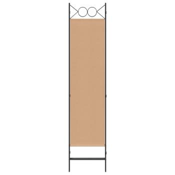 3-teiliger Raumteiler Beige 120 x 180 cm Stoff