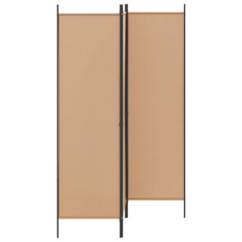 3-teiliger Raumteiler Beige 150 x 180 cm Stoff