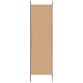 4-teiliger Raumteiler Beige 200 x 180 cm Stoff
