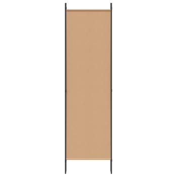 6-teiliger Raumtrenner Beige 300 x 180 cm Stoff