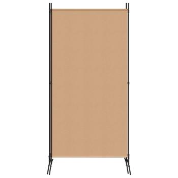 3-teiliger Raumteiler Beige 260 x 180 cm Stoff