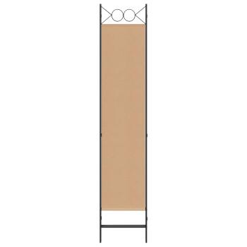 3-teiliger Raumteiler Beige 120 x 200 cm Stoff