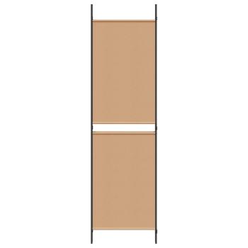 3-teiliger Raumteiler Beige 150 x 180 cm Stoff