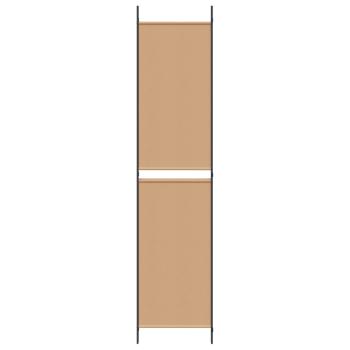 3-teiliger Raumteiler Beige 150 x 220 cm Stoff