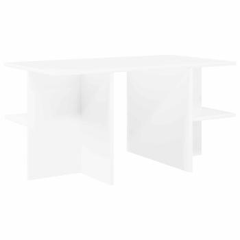 Couchtisch Weiß 87 x 50 x 45 cm Holzwerkstoff
