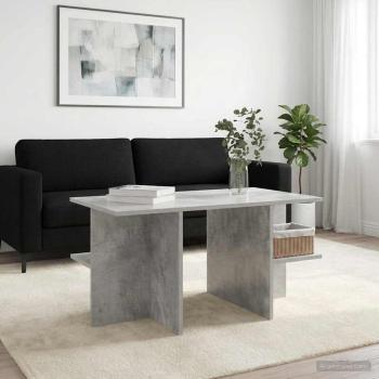 Couchtisch Betongrau 87 x 50 x 45 cm Holzwerkstoff