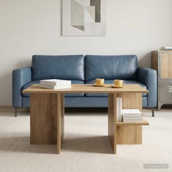ARDEBO.de - Couchtisch Artisan-Eiche 87 x 50 x 45 cm Holzwerkstoff