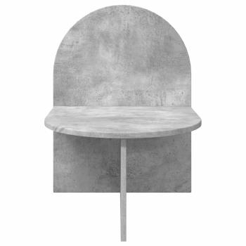 Nachttisch Betongrau 48 x 49 x 65 cm Holzwerkstoff
