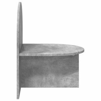 Nachttisch Betongrau 48 x 49 x 65 cm Holzwerkstoff