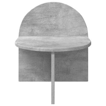 Nachttisch Betongrau 40 x 35,5 x 45,5 cm Holzwerkstoff