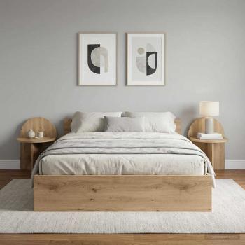 Nachttisch 2 stk. Artisan-Eiche 40 x 35,5 x 45,5 cm