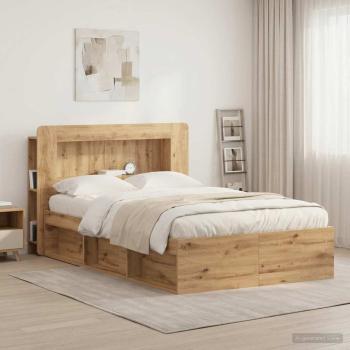 Kopfteil-Schrank Artisan-Eiche 120 cm Holzwerkstoff