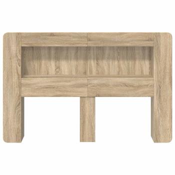 Kopfteil-Schrank mit Speicher Sonoma-Eiche Holzwerkstoff