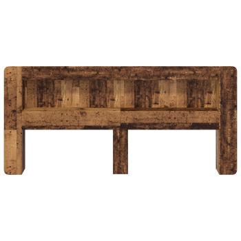 Kopfteil-Schrank mit Speicher Altholz Holzwerkstoff