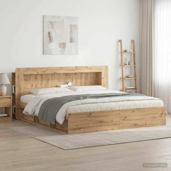 ARDEBO.de - Kopfteil-Schrank Artisan-Eiche 180 cm Holzwerkstoff