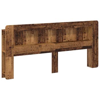 Kopfteil-Schrank mit Speicher Altholz Holzwerkstoff