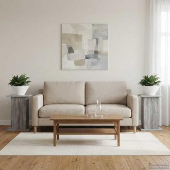 ARDEBO.de - Pflanzenständer 2 stk. Graues Sonoma 30,5 x 30 x 43 cm