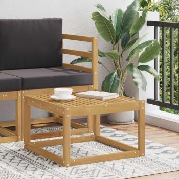 ARDEBO.de - Tisch für Outdoor Massivholz Akazie Weiß 59 x 59 x 37 cm