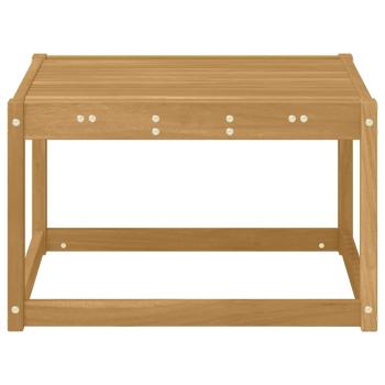 Tisch für Outdoor Massivholz Akazie Weiß 59 x 59 x 37 cm